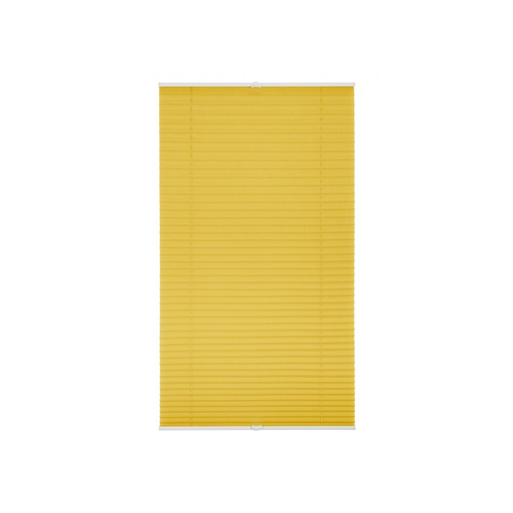 Klemmfix Plissee gelb 85x130 cm, Montage ohne Bohren