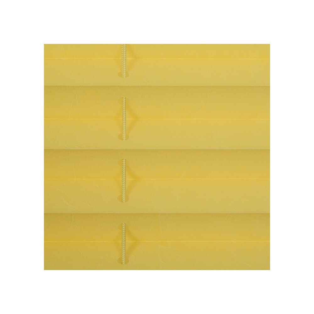 Klemmfix Plissee gelb 85x130 cm, Montage ohne Bohren