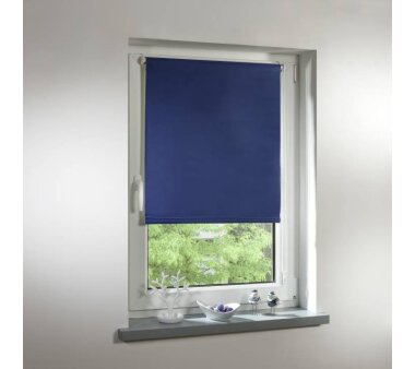 Thermo-Rollo Klemmfix blau 80x220 cm - Lichtblick